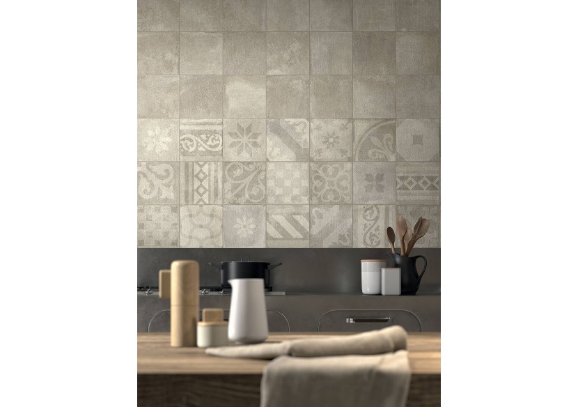 Mosaïque trame sol et mur grès cérame opificio 22/a - Panaria : Confort'Mat
