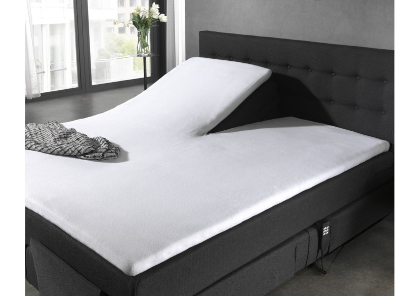 Housse de Matelas Splittopper Molton - 160 x 200/220 cm, Confort et Hygiène - 12011317 - Dreamhouse