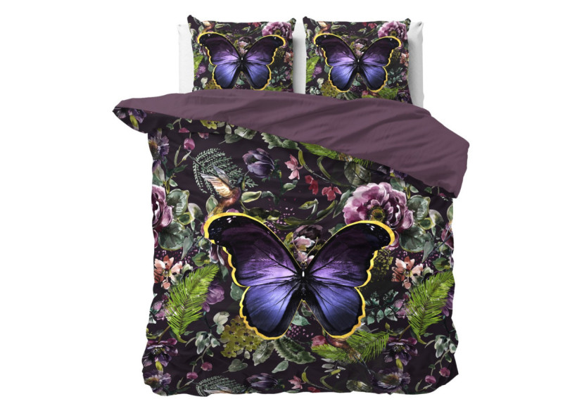 Housse de Couette Mosani Turquoise - 200 x 220 cm en Satin de Coton - 15020626 - Dreamhouse