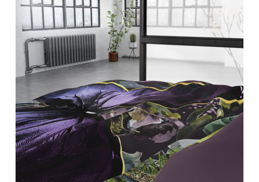 Housse de Couette Mosani Turquoise - 200 x 220 cm en Satin de Coton - 15020626 - Dreamhouse