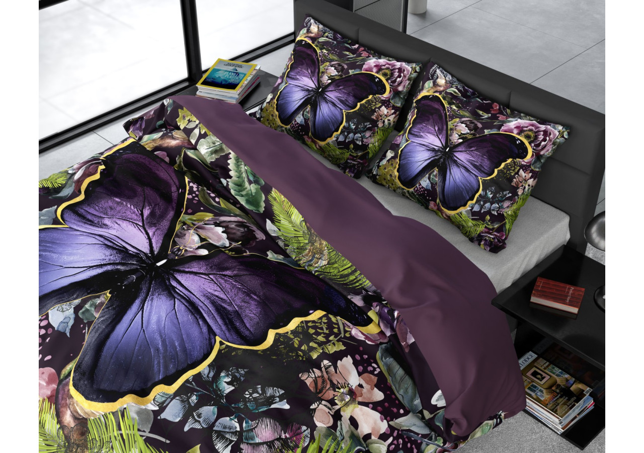 Housse de Couette Mosani Turquoise - 200 x 220 cm en Satin de Coton - 15020626 - Dreamhouse