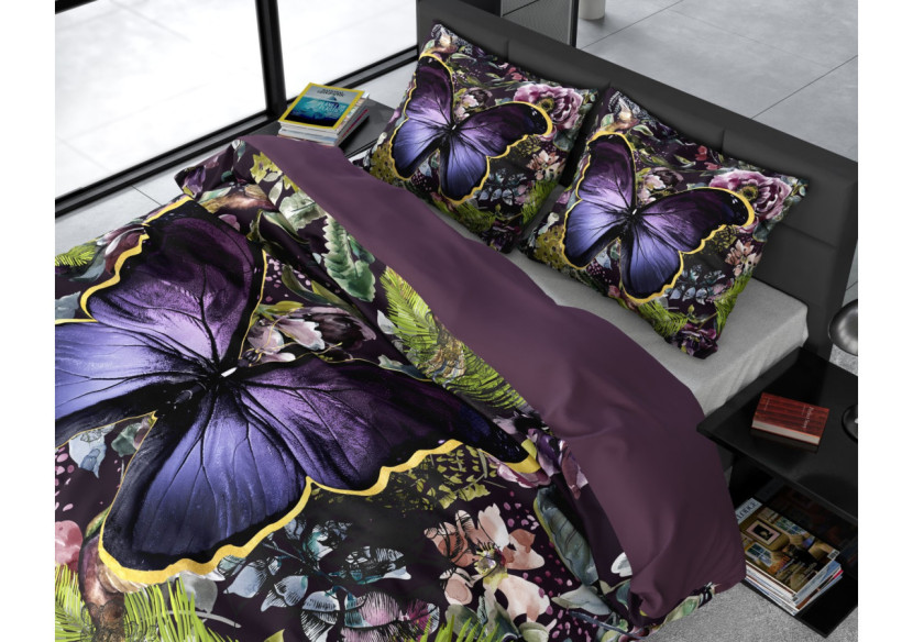 Housse de Couette Mosani Turquoise - 200 x 220 cm en Satin de Coton - 15020626 - Dreamhouse