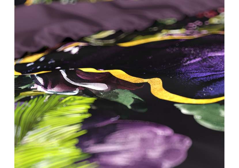 Housse de Couette Mosani Turquoise - 240 x 220 cm en Satin de Coton - 15020627 - Dreamhouse