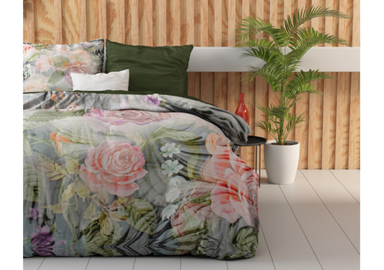 Housse de Couette Mystery Flower Blanche - Dimensions 140 x 220 cm - 17010203 - Dreamhouse