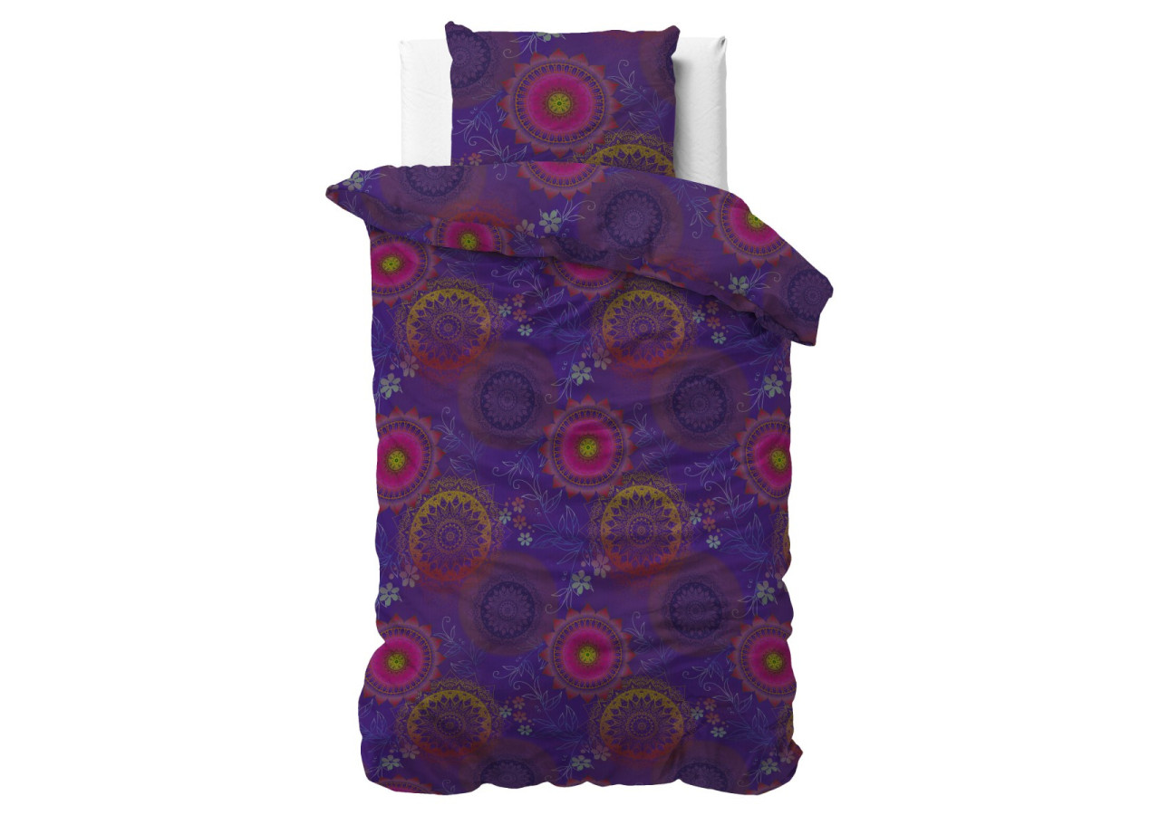 Housse de couette Sleeptime Elegance - 140 x 200/220 cm en mélange de coton - 17018362 - Sleeptime