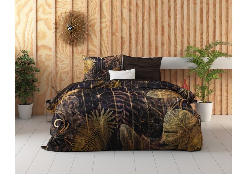 Housse de Couette Oliva Gold - Coton Satin 200 x 220 cm - 17010201 - Dreamhouse