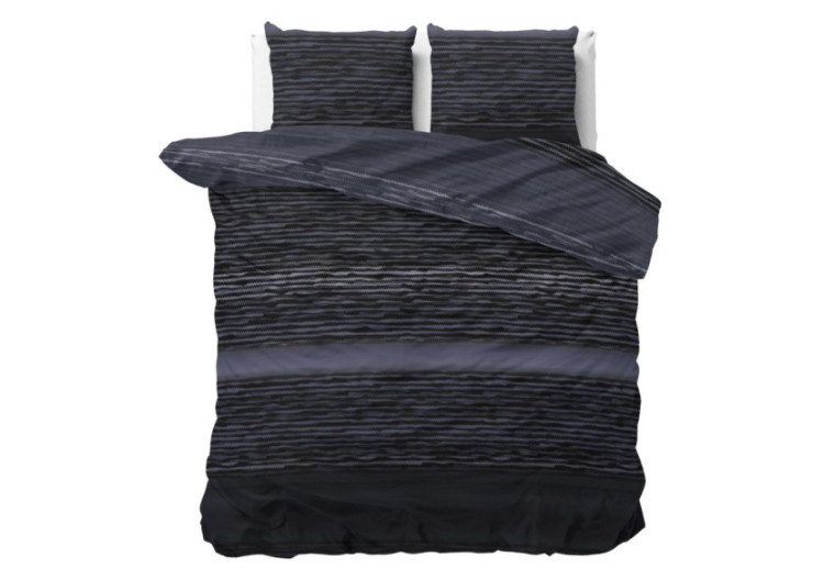 Linge de lit Pablo Zwart - 200 x 220 cm en coton doux et résistant - 15026664 - Sleeptime