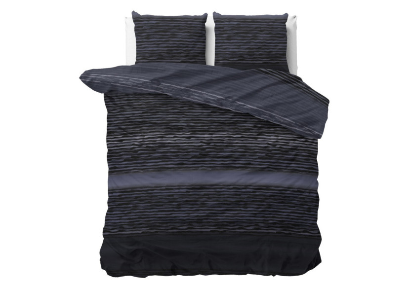 Linge de lit Pablo Zwart - 200 x 220 cm en coton doux et résistant - 15026664 - Sleeptime