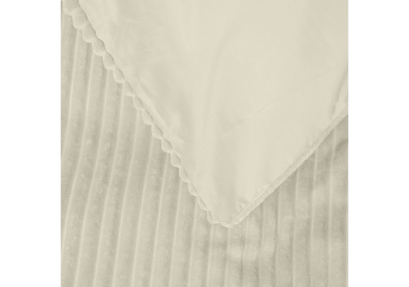 Housse de Couette Teddy Crème - 200 x 200/220 cm en Polyester - 17017011 - Sleeptime