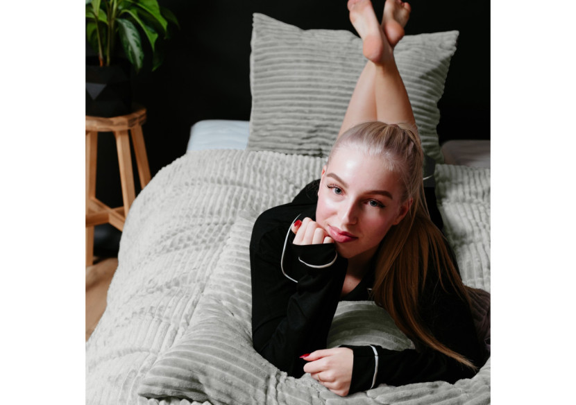 Housse de Couette Teddy Grise - 200 x 200/220 cm en Polyester - 17017017 - Sleeptime