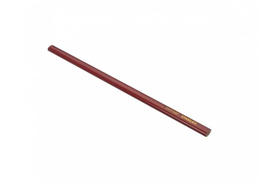 CRAYON DE CHARPENTIER 30CM - CORPS ROUGE - STHT1-72997 - Stanley