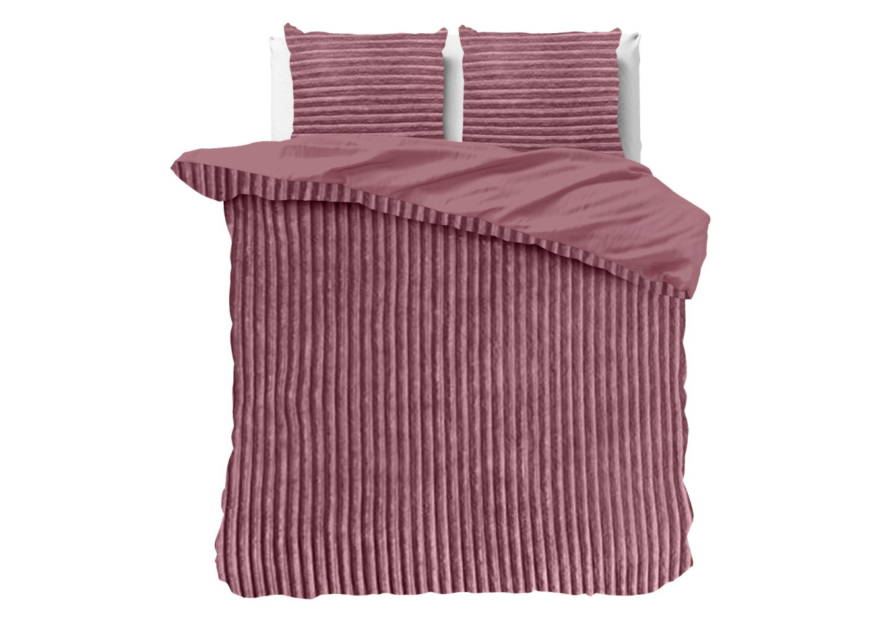Housse de Couette Teddy Rose Ancien - 200 x 200/220 cm, Luxe et Confort - 17017020 - Sleeptime