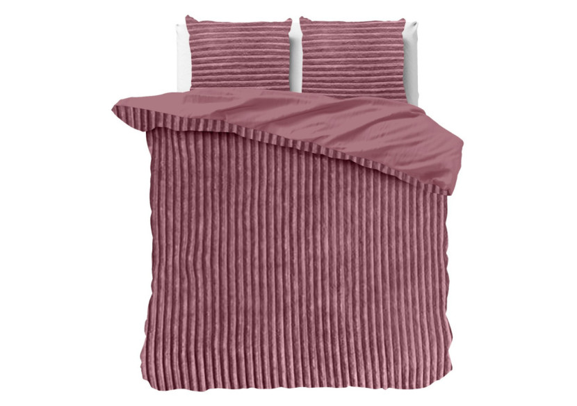 Housse de Couette Teddy Rose Ancien - 200 x 200/220 cm, Luxe et Confort - 17017020 - Sleeptime