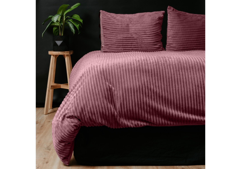 Housse de Couette Teddy Rose Ancien - 240 x 200/220 cm, Luxe et Confort - 17017021 - Sleeptime