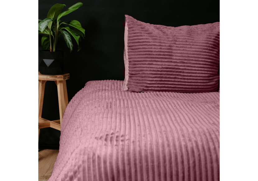 Housse de Couette Teddy Rose Ancien - 240 x 200/220 cm, Luxe et Confort - 17017021 - Sleeptime