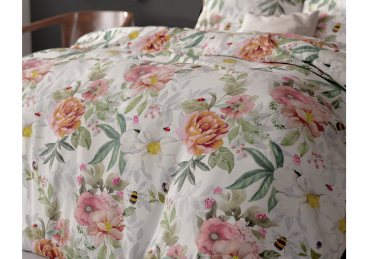 Housse de Couette Romain Wit - 240 x 220 cm en Coton Mélangé - 17017116 - Sleeptime 2