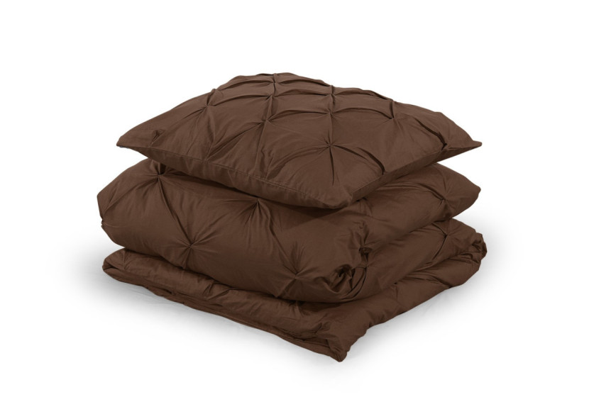 Housse de couette Salvador Bruin - 140 x 200 cm en 100% coton - 17015003 - Dreamhouse