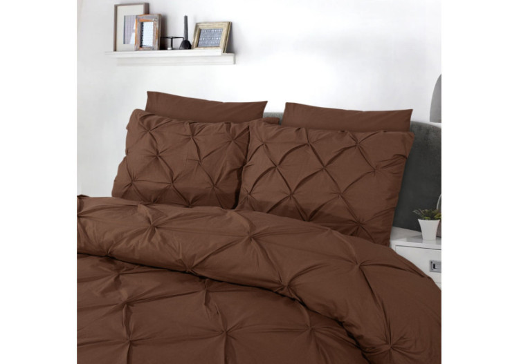 Housse de couette Salvador Bruin - 240 x 220 cm en 100% coton - 17015005 - Dreamhouse