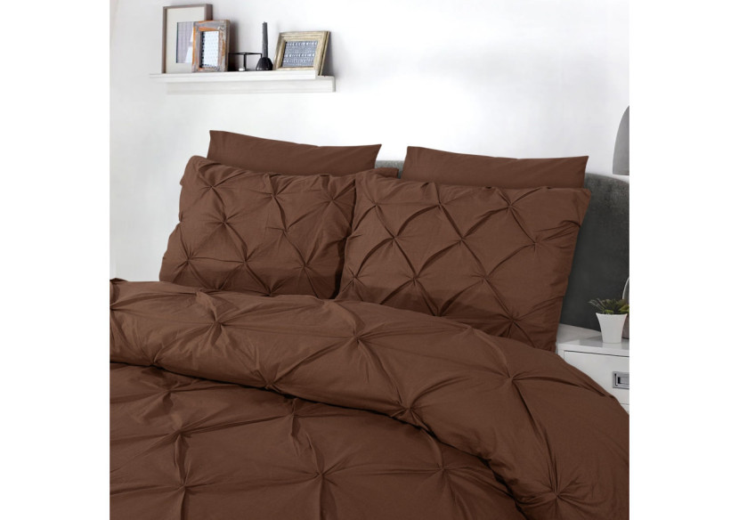 Housse de couette Salvador Bruin - 240 x 220 cm en 100% coton - 17015005 - Dreamhouse