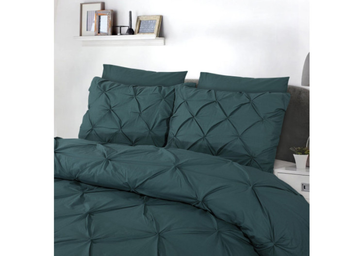 Housse de couette Salvador Donker Groen - 140 x 200 cm en 100% coton - 17015006 - Dreamhouse 2