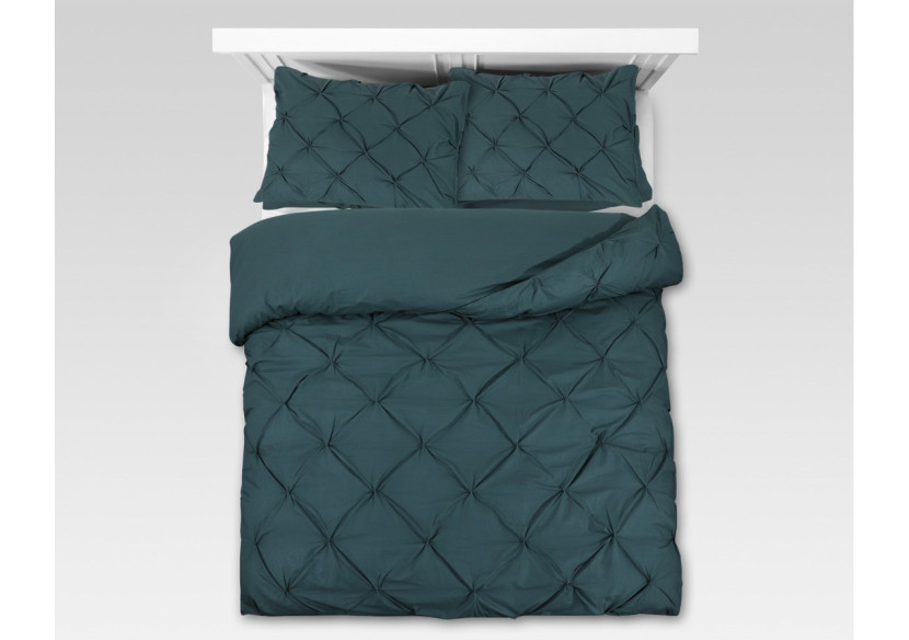 Housse de couette Salvador Donker Groen - 140 x 200 cm en 100% coton - 17015006 - Dreamhouse