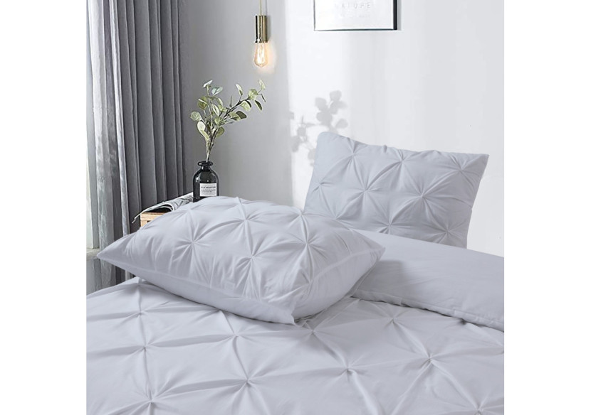 Housse de Couette Salvador Blanc - 200 x 220 cm en Coton 100% - 17014986 - Dreamhouse