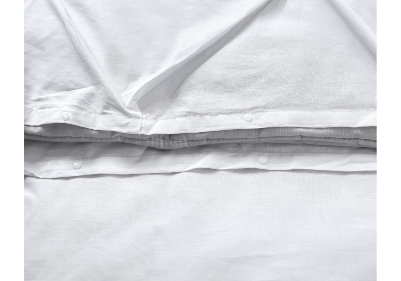 Housse de Couette Salvador Blanc - 200 x 220 cm en Coton 100% - 17014986 - Dreamhouse