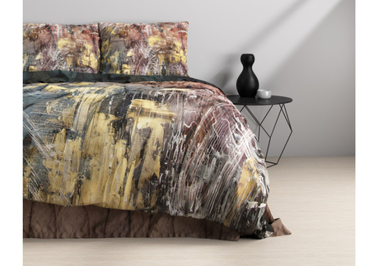 Housse de Couette Satin Sarda Multi - Dimensions 140 x 220 cm - 17015857 - Sleeptime 2