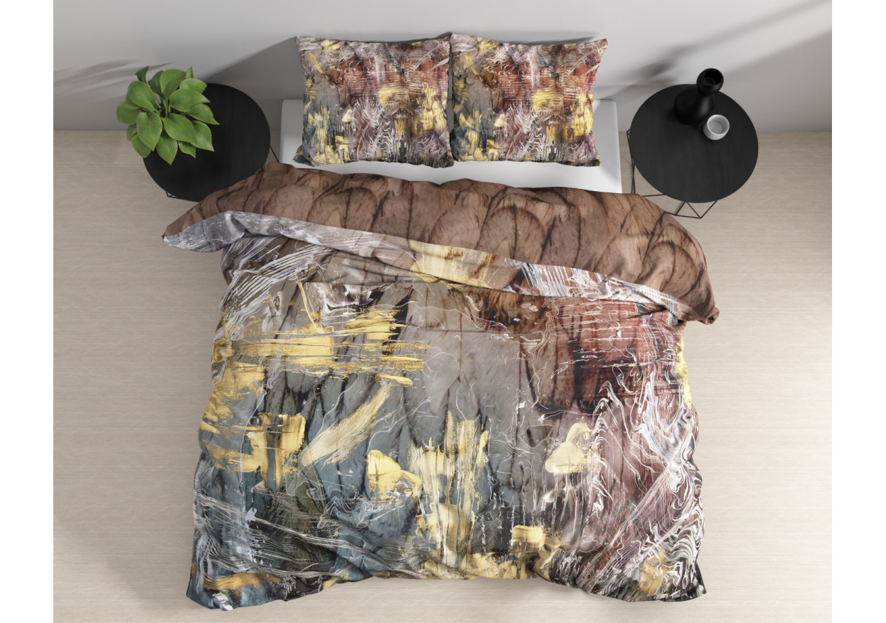 Housse de Couette Satin Sarda Multi - Dimensions 140 x 220 cm - 17015857 - Sleeptime