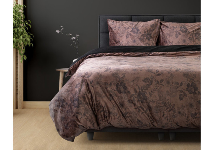 Housse de couette Velvet Jonas - 200 x 220 cm en velours et coton - 17015466 - Dreamhouse 2