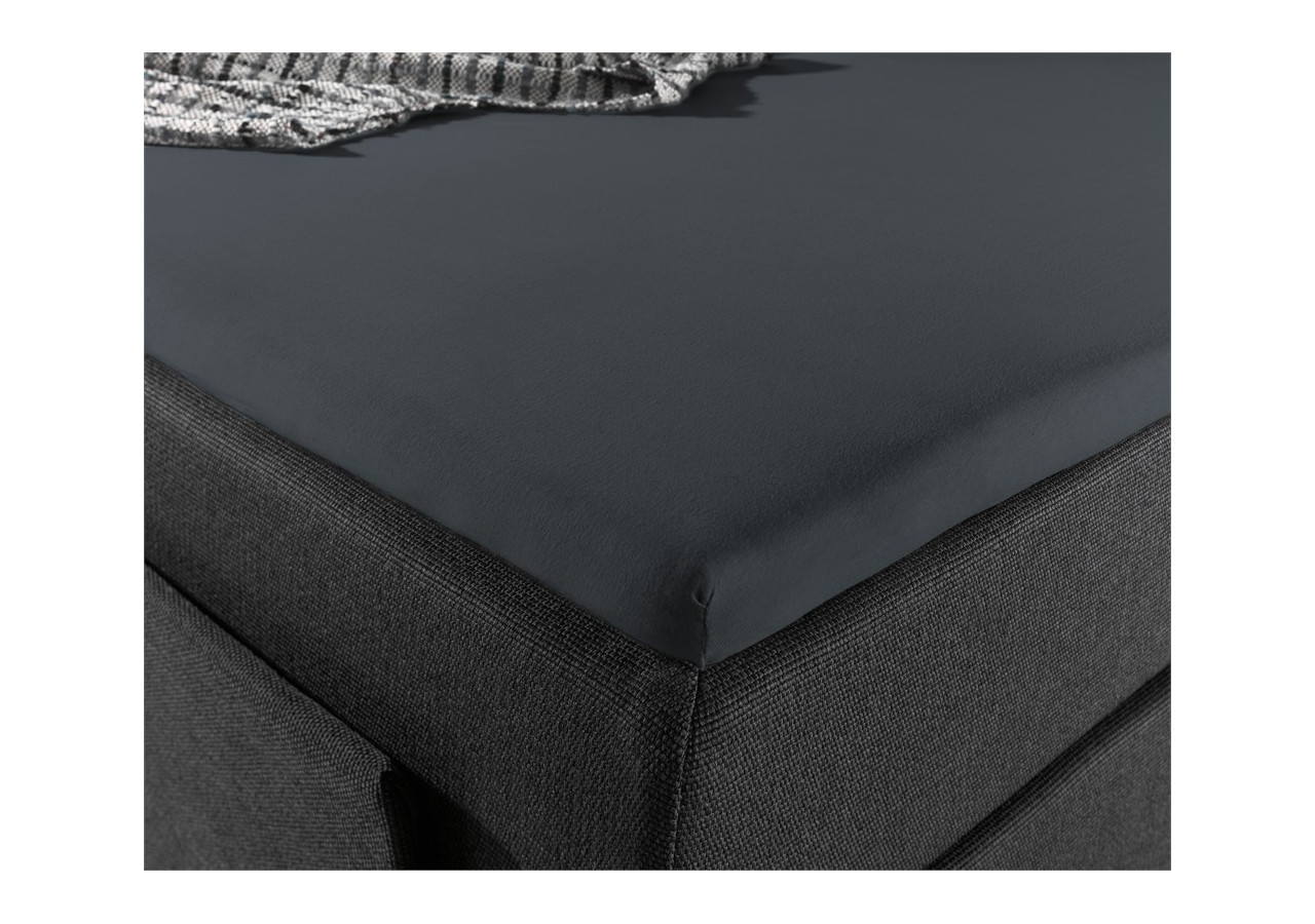 Housse de matelas Splittopper Jersey - Antracite 160 x 220 cm - 12011492 - Dreamhouse