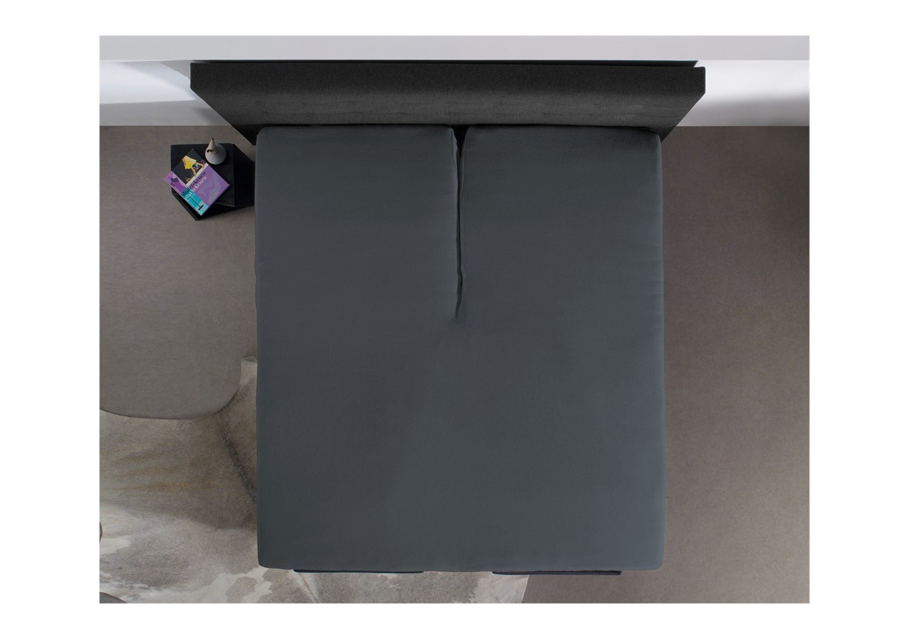 Housse de matelas Splittopper Jersey - Antracite 160 x 220 cm - 12011492 - Dreamhouse
