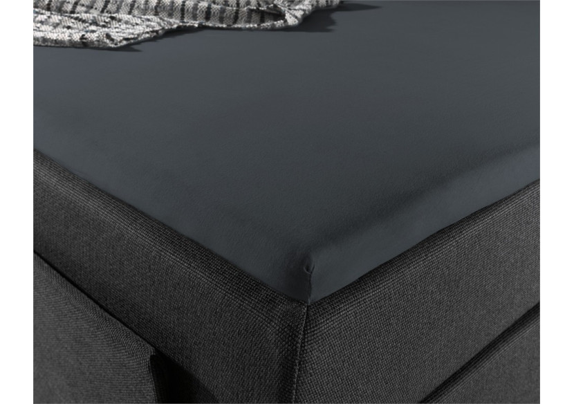 Housse de Matelas Splittopper Jersey - Antracite 180 x 200 cm - 12011493 - Dreamhouse