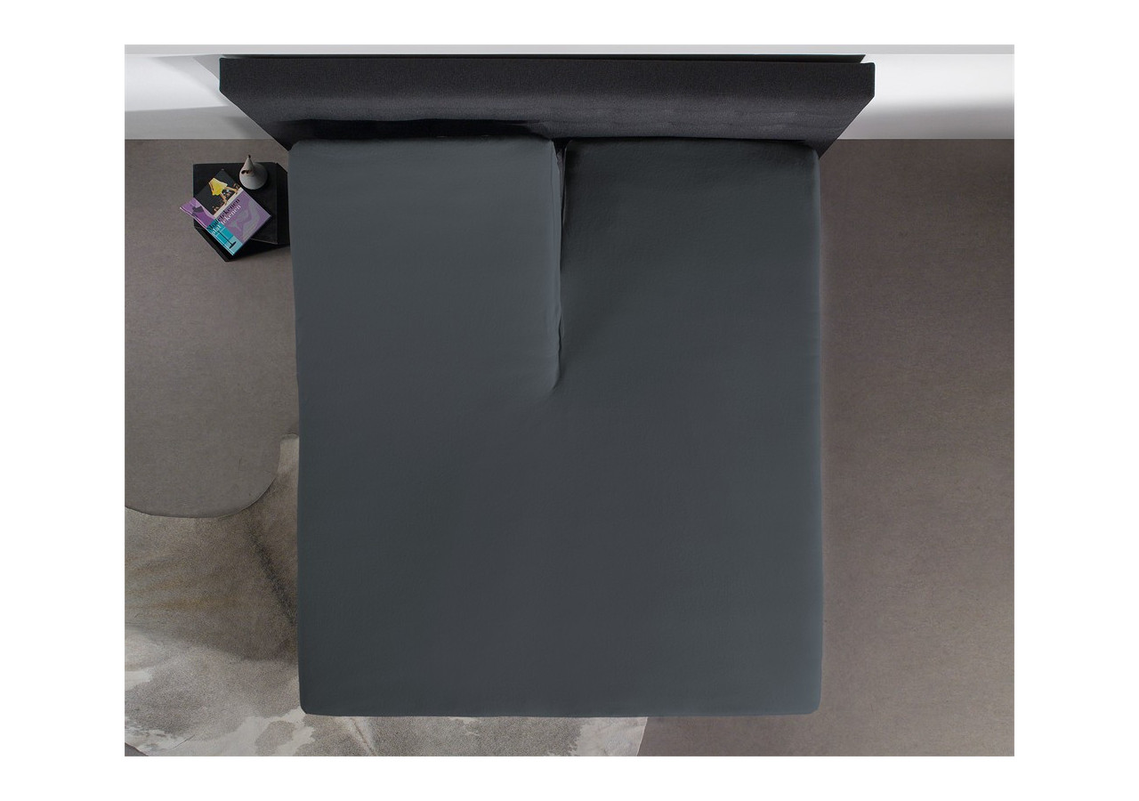 Housse de Matelas Splittopper Jersey - Antracite 180 x 200 cm - 12011493 - Dreamhouse