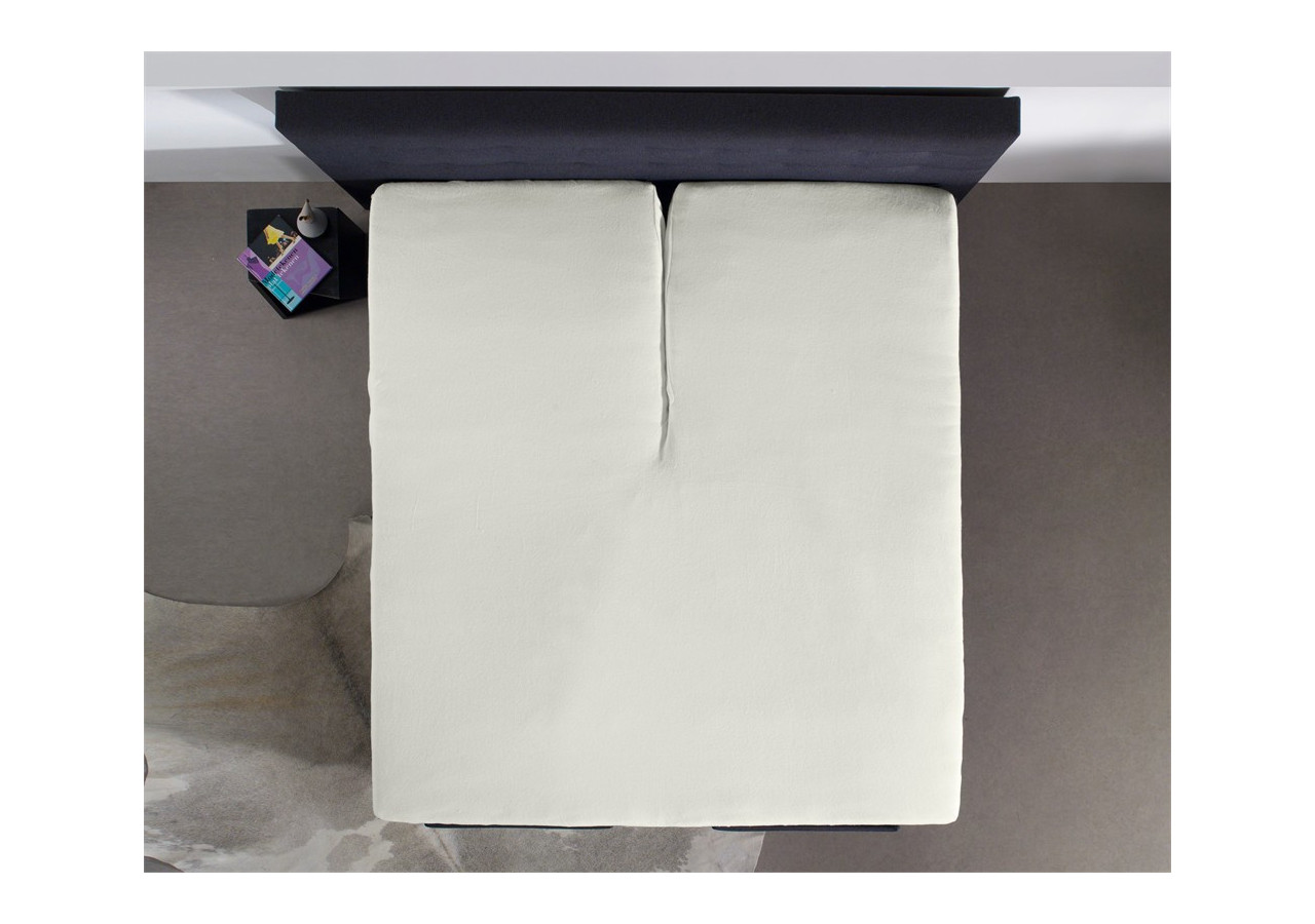 Housse de Matelas Splittopper Jersey - Crème 160 x 200 cm - 12011467 - Dreamhouse