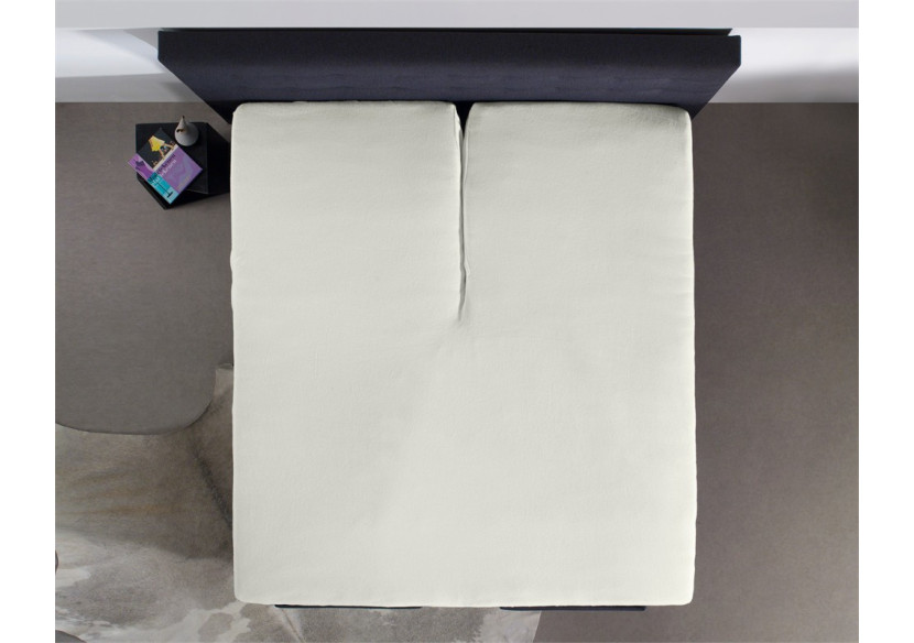 Housse de Matelas Splittopper Jersey - Crème 160 x 200 cm - 12011467 - Dreamhouse