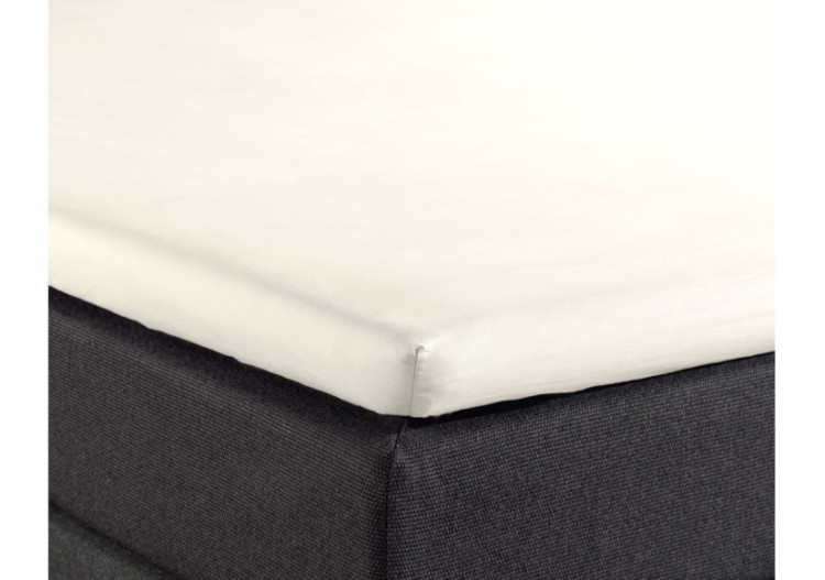 Housse de matelas Splittopper - Coton percale Crème 180 x 200 - 12010091 - Dreamhouse 2