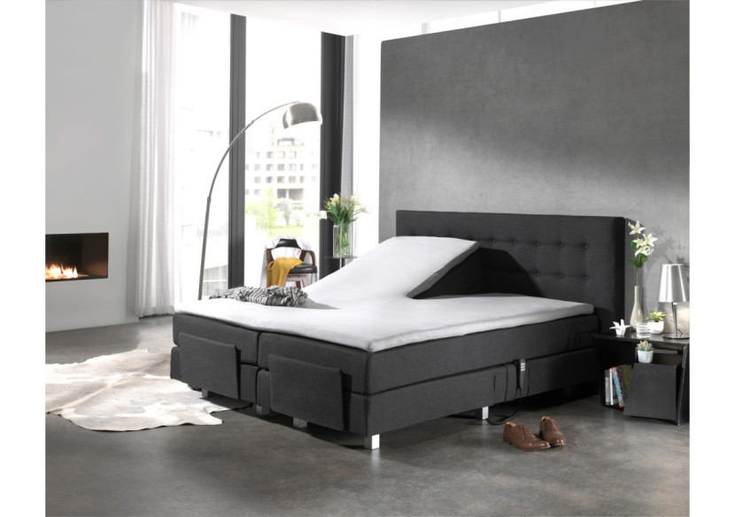 Housse de Matelas Splittopper - 100% Percal Coton Blanc 160 x 200 cm - 12010084 - Dreamhouse