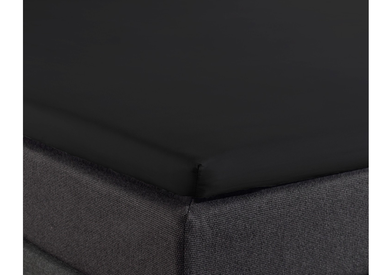 Housse de Matelas Splittopper - Coton Noir 160 x 200 cm - 12010421 - Dreamhouse