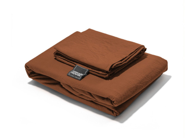 Housse de Couette Stone Washed Bruin - 135 x 200 cm en Coton 100% - 17014929 - Dreamhouse