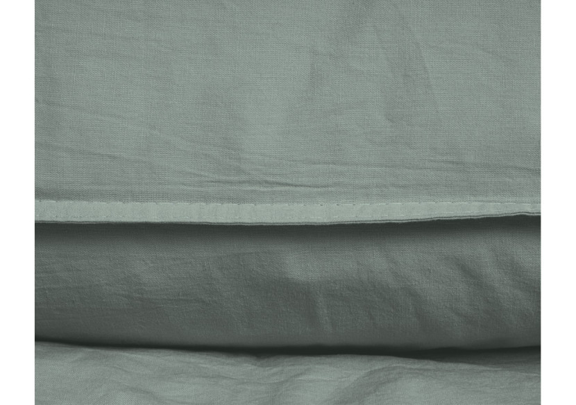 Housse de couette Stone Washed Verte - 135 x 200 cm en coton - 17014925 - Dreamhouse