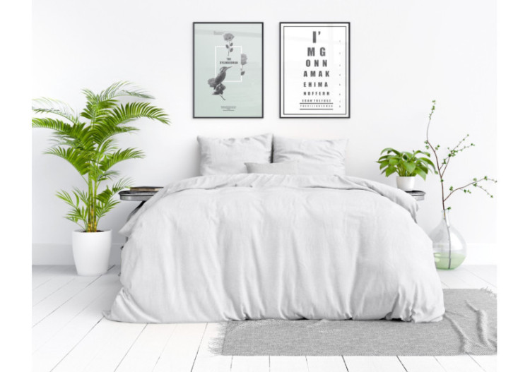 Housse de Couette Stone Washed Blanc - 135 x 200 cm en Coton Premium - 17014927 - Dreamhouse