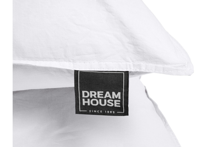 Housse de Couette Stone Washed Blanc - 135 x 200 cm en Coton Premium - 17014927 - Dreamhouse