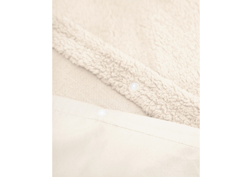Housse de Couette Teddy Crème - 200 x 220 cm en Teddystof Douillet - 17017196 - Sleeptime