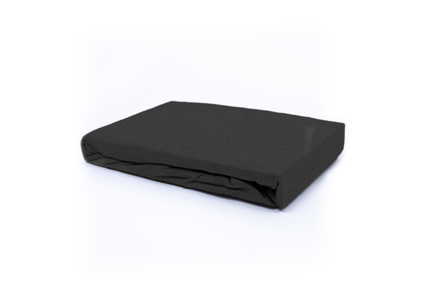 Housse de matelas Teddy - Douceur Antracite 180 x 200 cm - 17017213 - Sleeptime