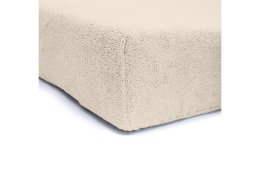 Housse de matelas Teddy - Douceur Crème 90 x 200 cm - 17017214 - Sleeptime