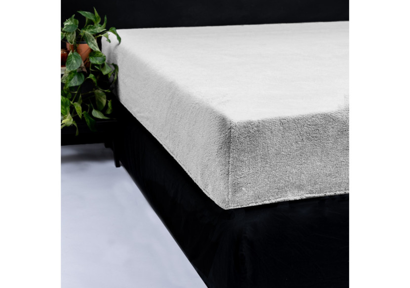 Housse de Matelas en Teddy Grise - 140 x 200 cm, Confort Optimal - 17017207 - Sleeptime