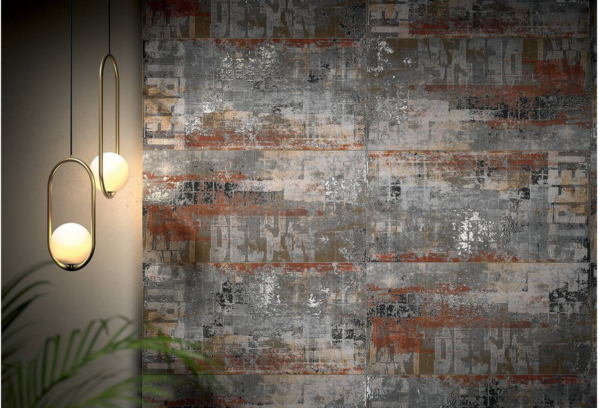 Carrelage décoratif mur intérieur grès cérame graffiti - Panaria : Confort'Mat