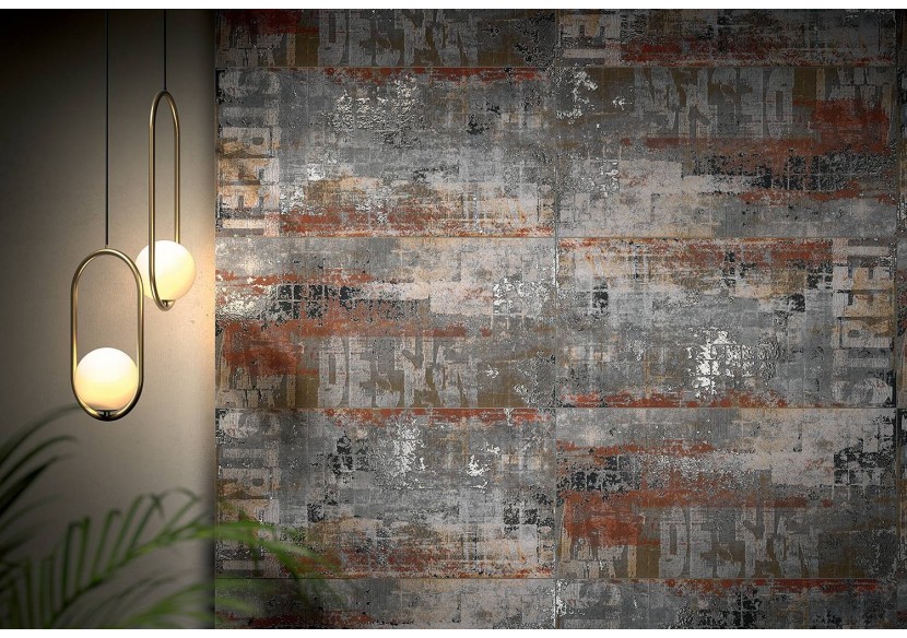 Carrelage décoratif mur intérieur grès cérame graffiti - Panaria : Confort'Mat