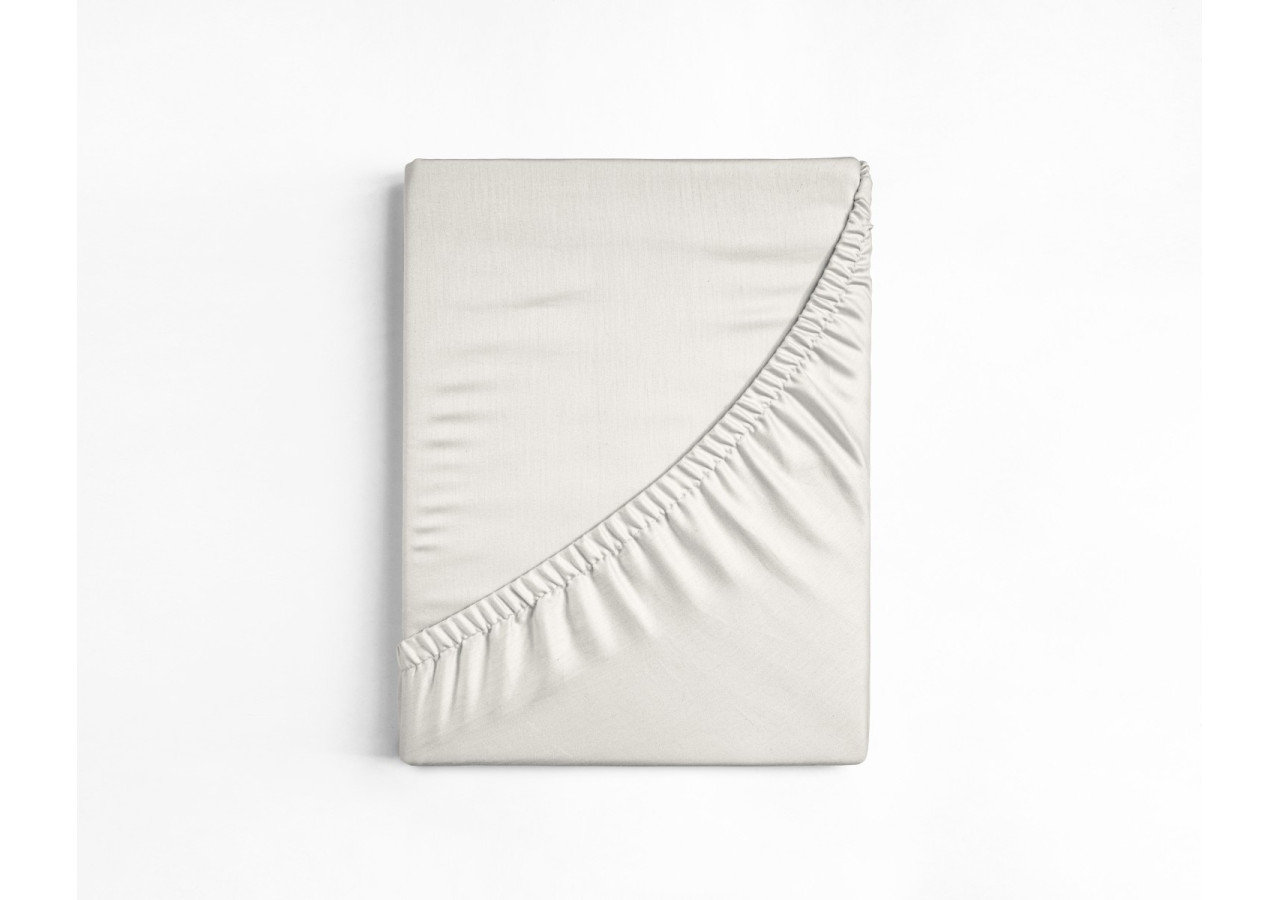 Katoenen Topper Hoeslaken Creme 160 x 200